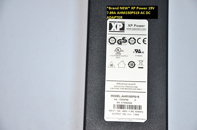 *Brand NEW* AC100-240V XP Power 19V 7.89A AC DC ADAPTER 3 pin AHM150PS19